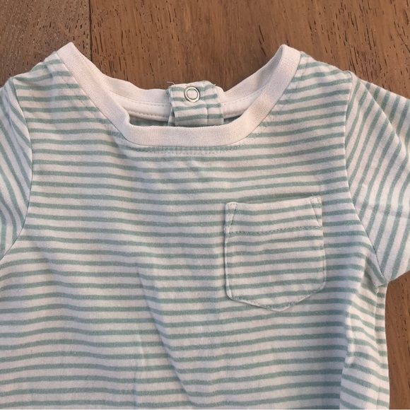 Baby Boy Shirt Bundle 4 piece Rugged Butts 6-9 months Striped Button Blue Green - Picture 3 of 16